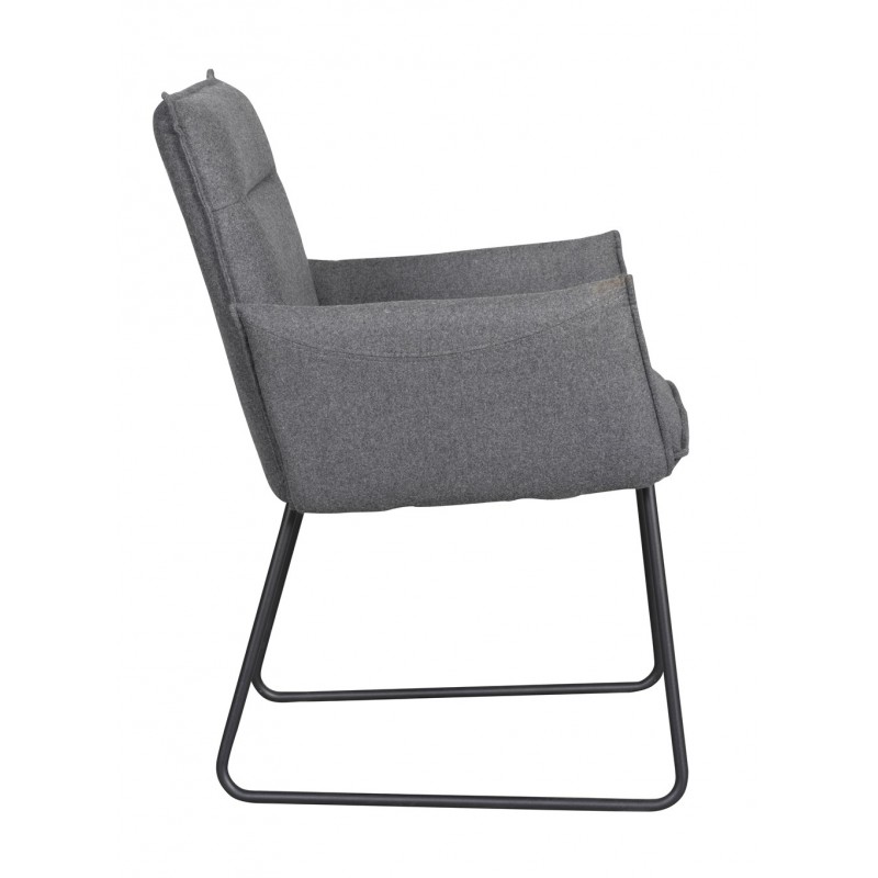 RO Yuko Armchair Dark Grey